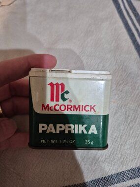 McCormick paprika original tin